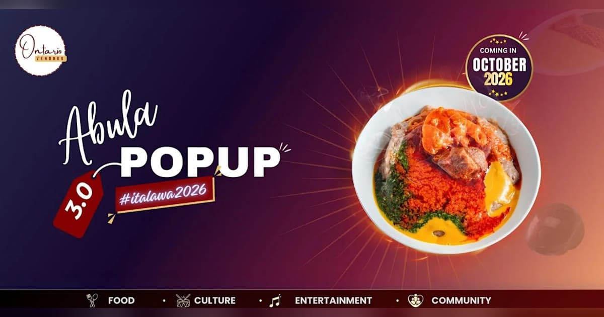 Afro and Nigerian Events to Attend in Toronto in October 2026